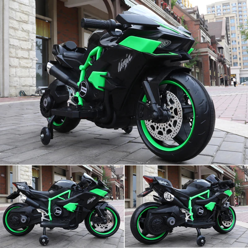 Kids 1.1M Electric Two-Wheel Rechargeable Motorcycle ATHLEXES