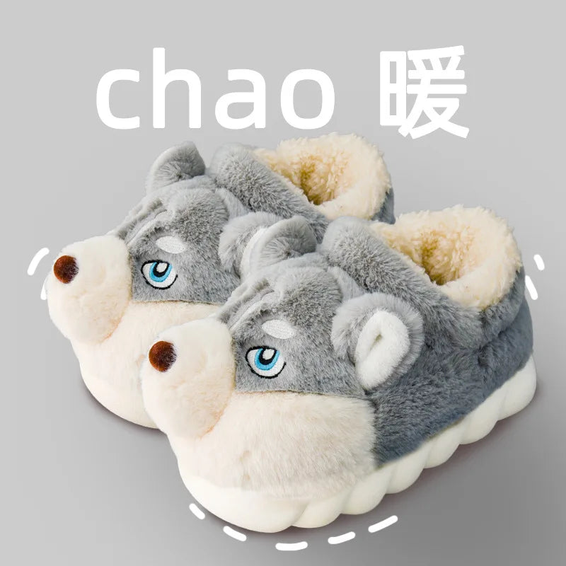 CozyPaw Cartoon Dog Indoor Slippers ATHLEXES