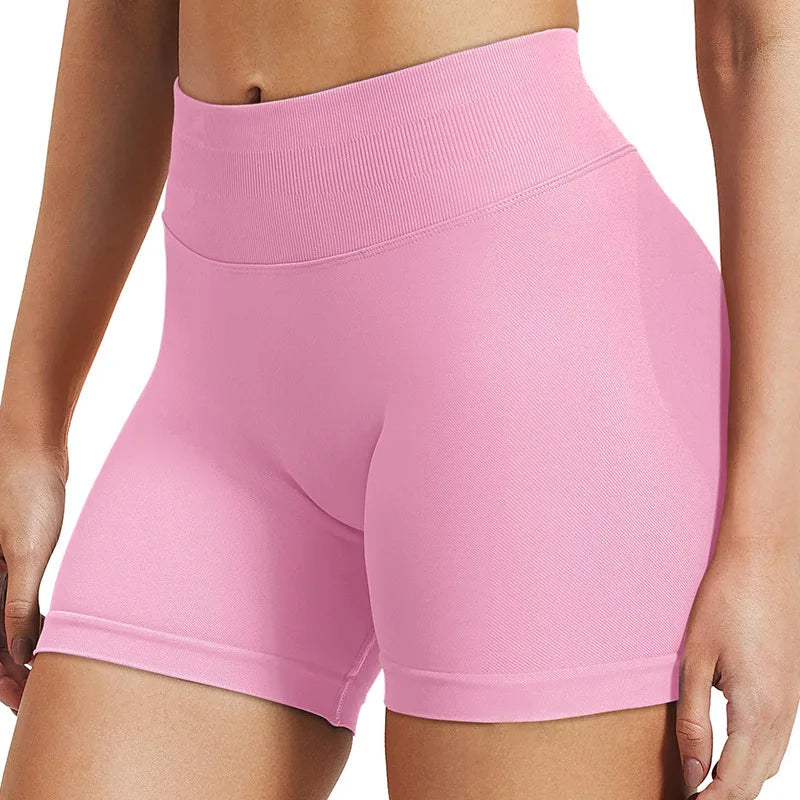 Seamless Scrunch Bum High Stretch Gym Shorts ATHLEXES