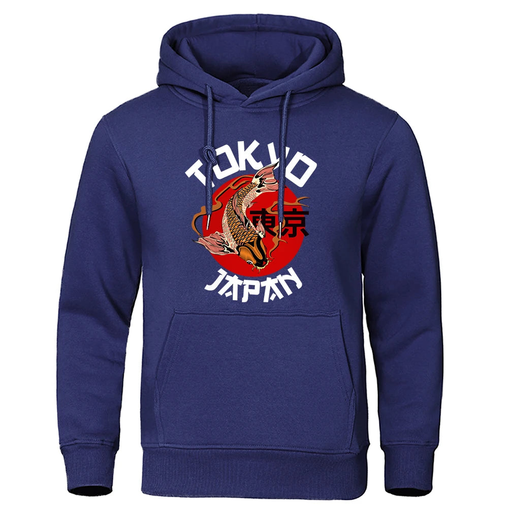 Koi Artistry Fleece Hoodie for Men ATHLEXES
