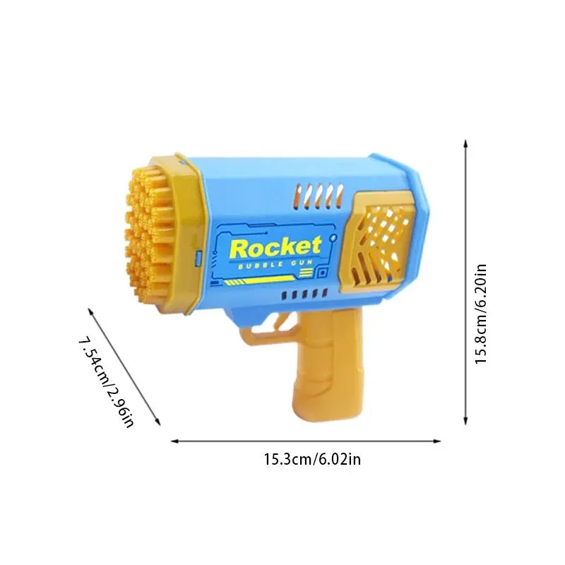 40 Hole Kids Electric Bubble Gun Toy Outdoor Fun ATHLEXES