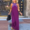 Coastal Breeze Off Shoulder Color Block Dress ATHLEXES