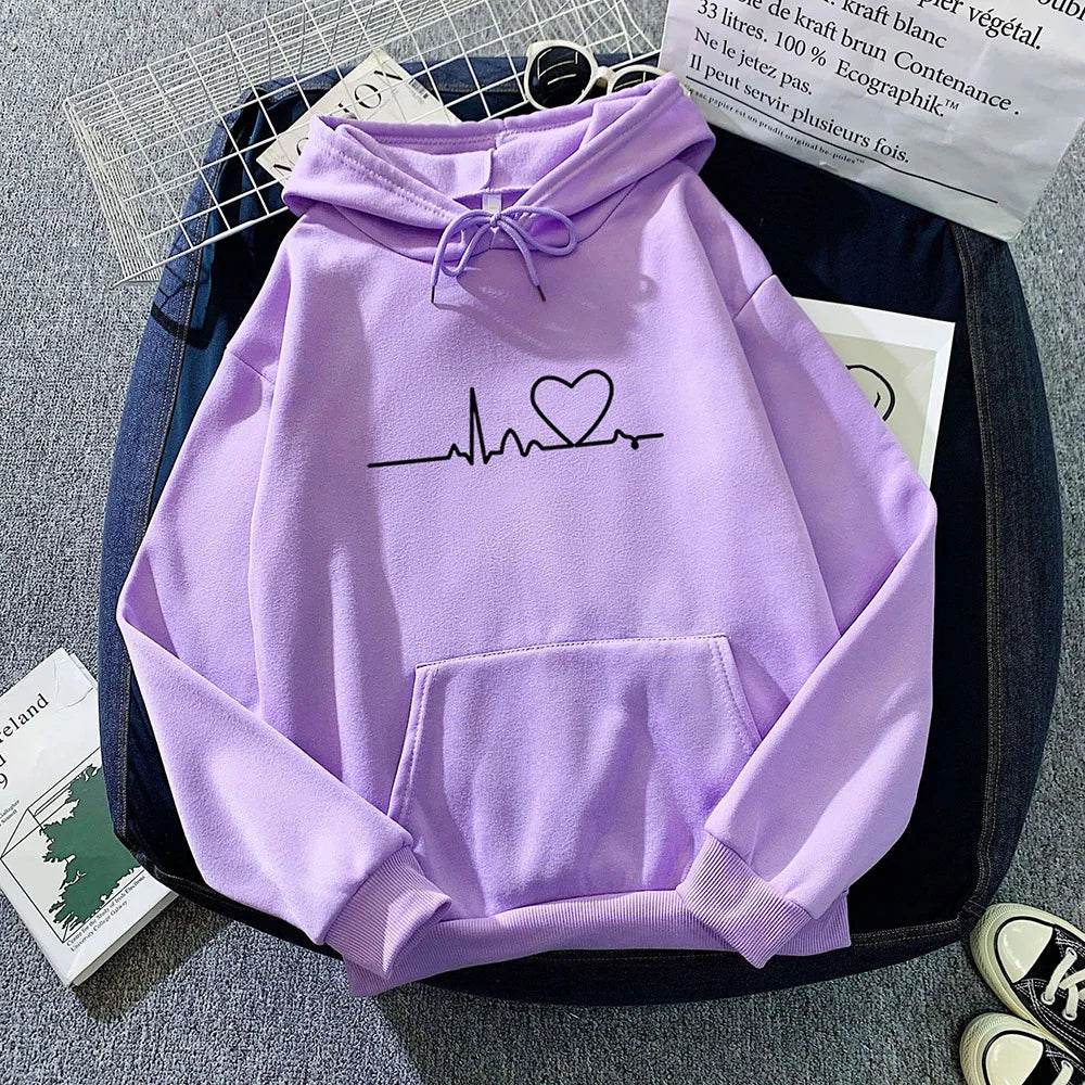 Chic Spring Loose Fit Hoodie for Women ATHLEXES