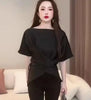 Satin Elegance Summer Short Sleeve Top ATHLEXES