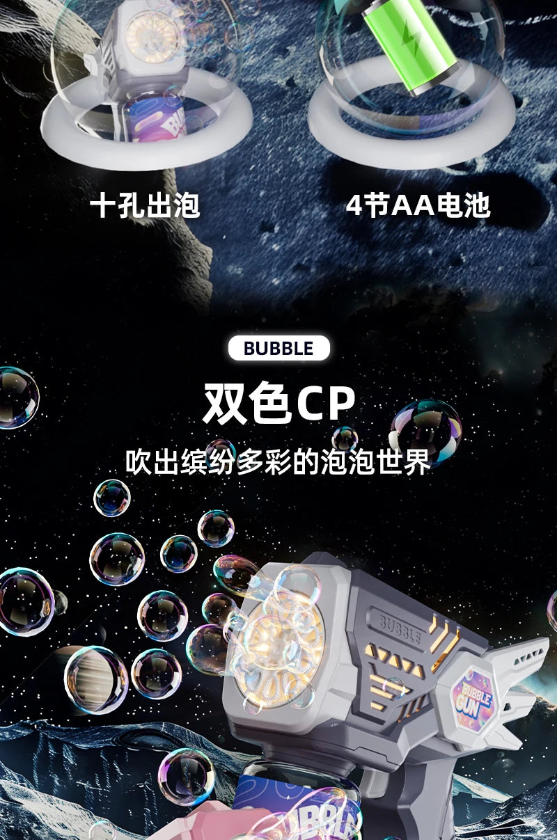 BubbleBliss Electric Bubble Gun ATHLEXES