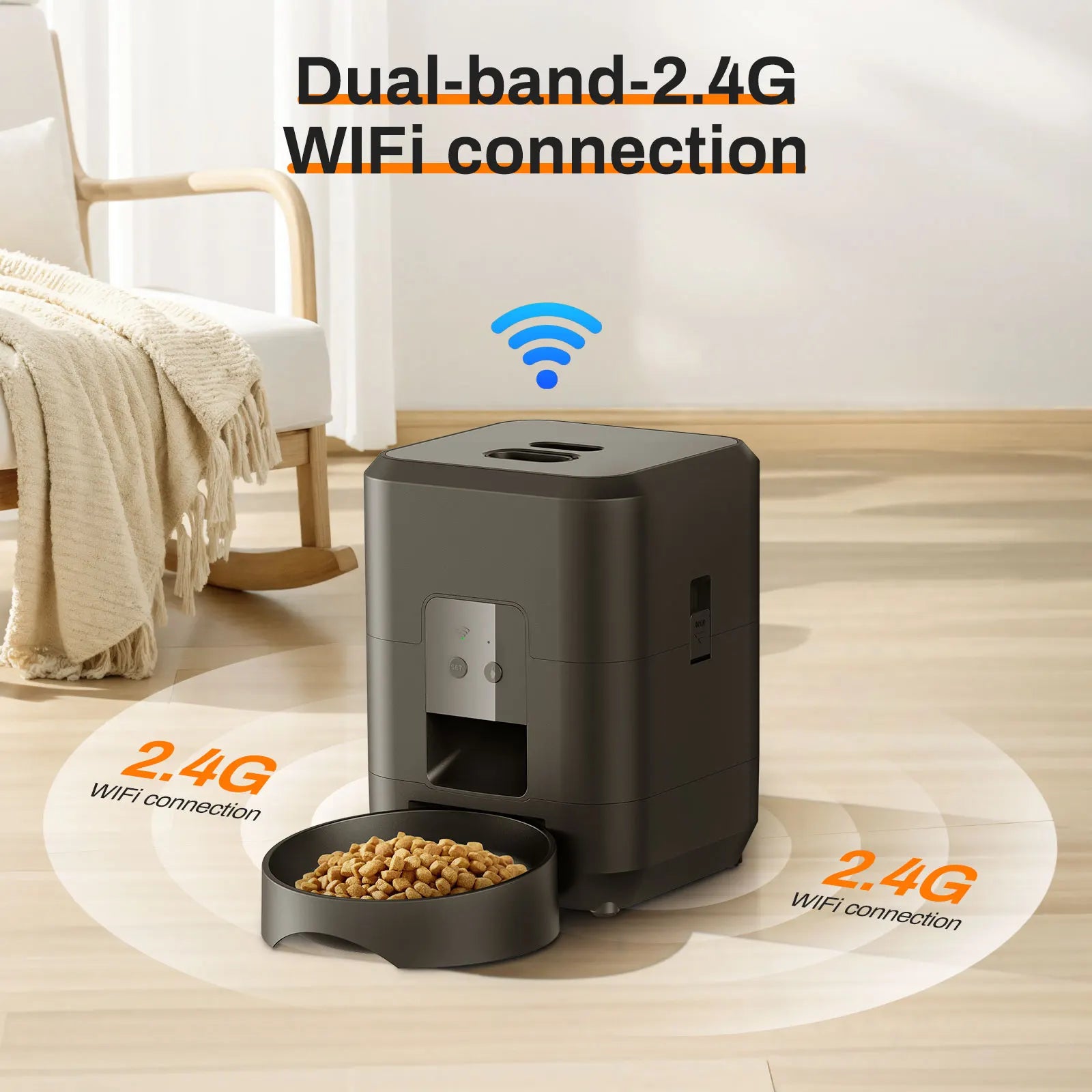 Smart Pet Feeder Pro: Automatic Timed Food Dispenser for Cats and Dogs ATHLEXES