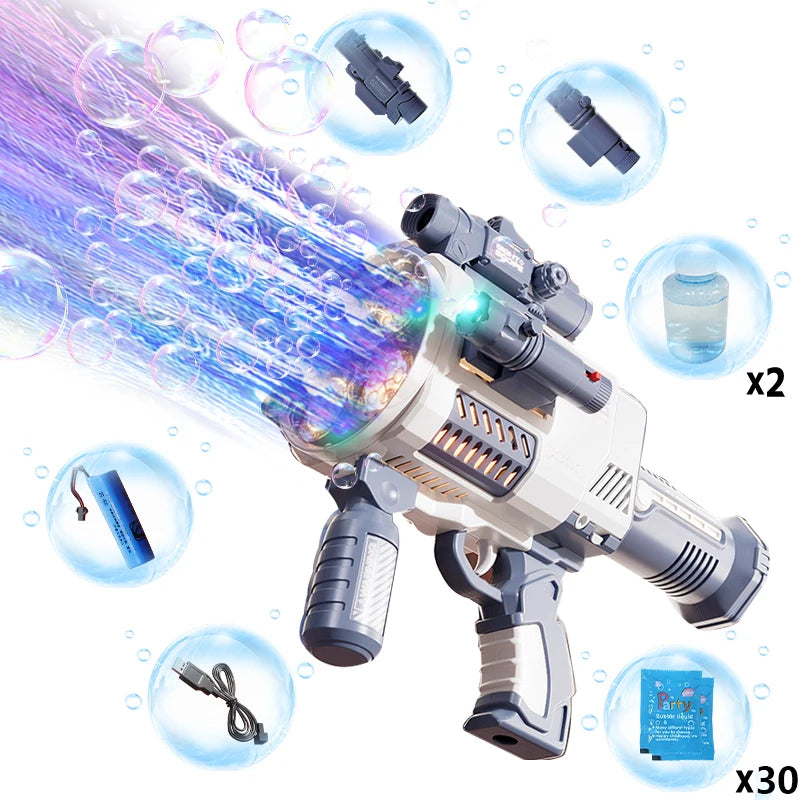 ColorBurst Automatic Bubble Machine Gun ATHLEXES