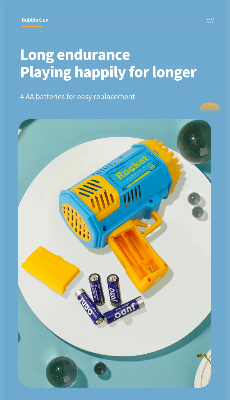 Galaxy Bubbles Electric Gun for Kids Fun ATHLEXES