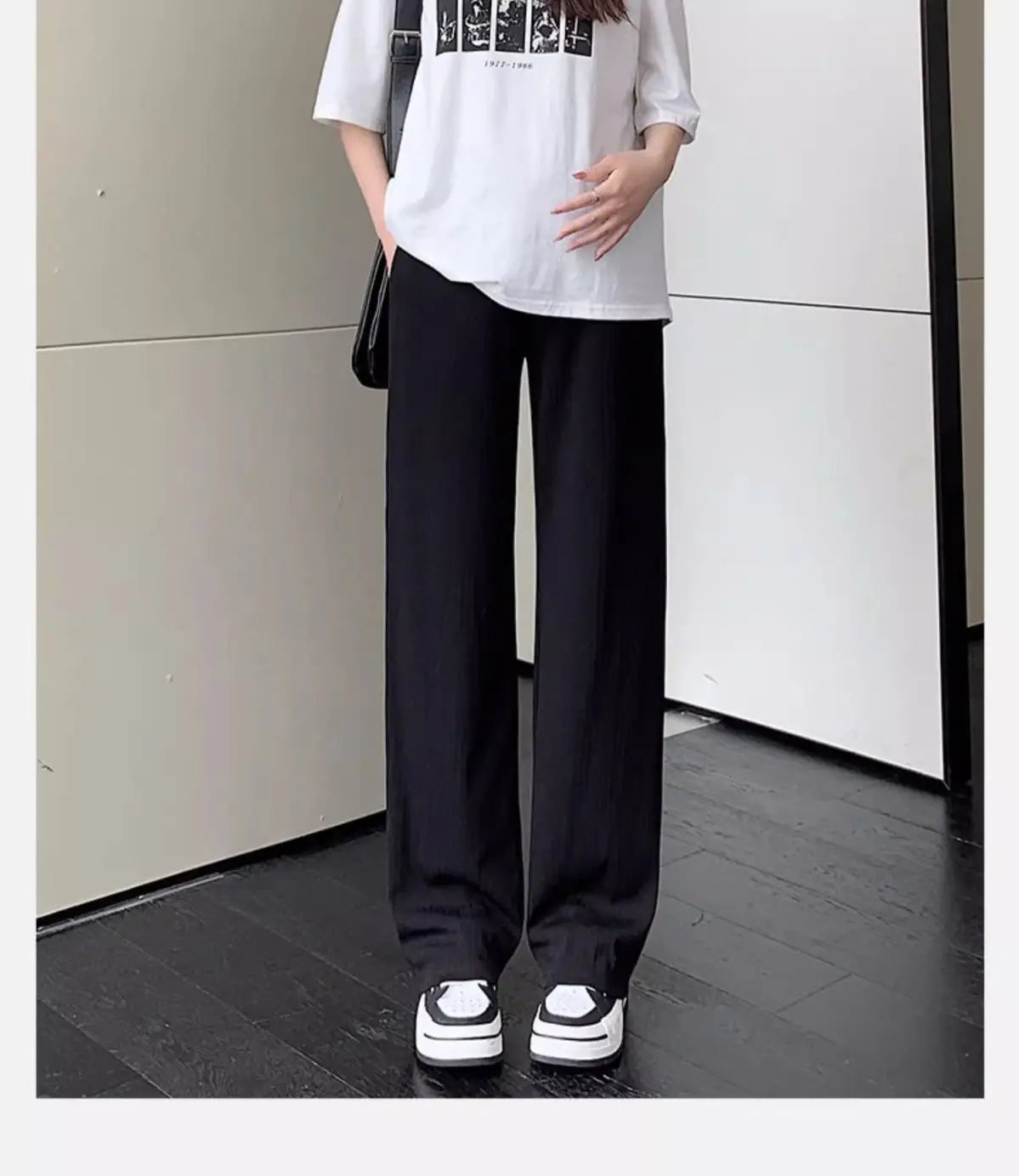 ElegantMum Summer Wide Leg Maternity Pants ATHLEXES