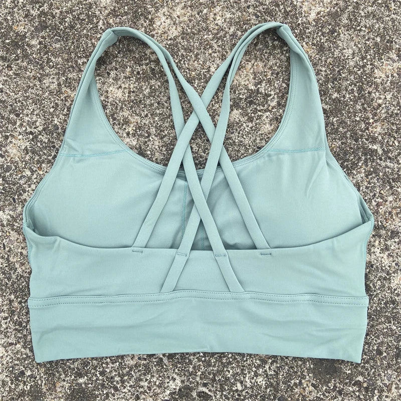 EliteFlex Women's Cross Back Sports Bra ATHLEXES