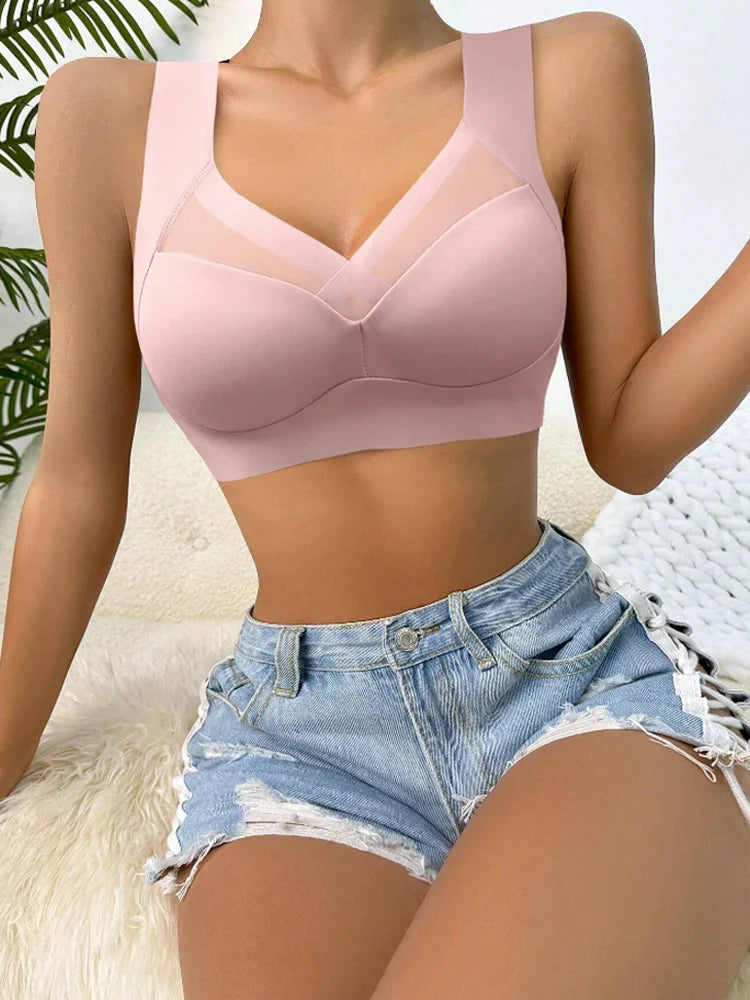 LuxeFit Seamless Plus Size Wireless Bras Set ATHLEXES