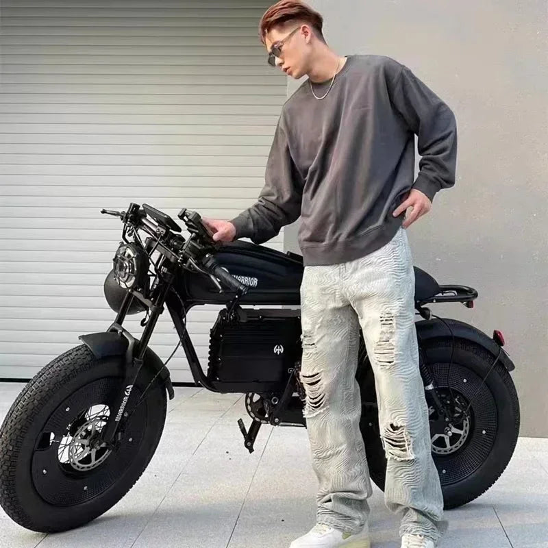 Black Knight 1500W Off-Road Electric Bike ATHLEXES