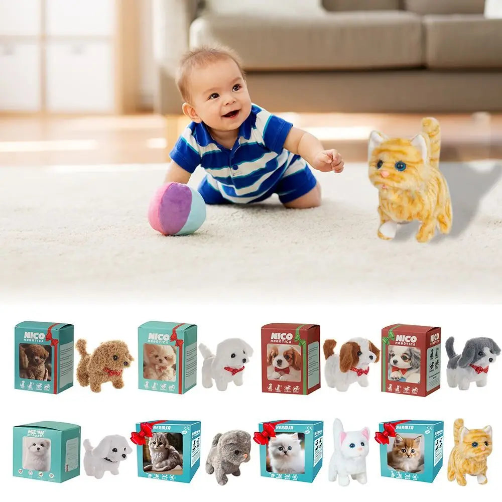 Plush Interactive Walking Robot Puppy Toy ATHLEXES
