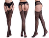 Seductive Fishnet Crotchless Pantyhose with Suspenders ATHLEXES