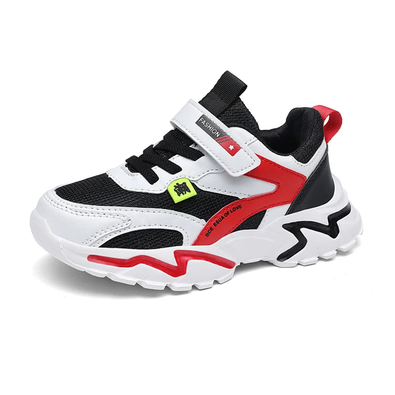 BreezeStride Leather Kid Sneakers for Active Boys ATHLEXES