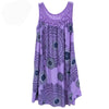 Elegant Lace Print Plus Size Sleeveless Dress ATHLEXES