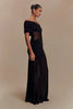 Chic Off-Shoulder Mesh Maxi Dress for Women ATHLEXES