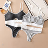 Women's Push-Up Sports Seamless Bra And Panties Set Comfort Sexy Underwear ATHLEXES