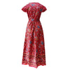 Chic V Neck Summer Slit Maxi Dress for Women ATHLEXES