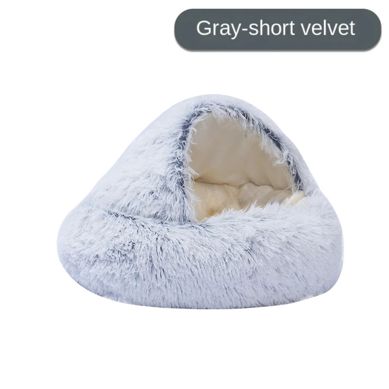 CozyNest 2-in-1 Plush Pet Cat Bed & Cushion for Dogs and Cats ATHLEXES