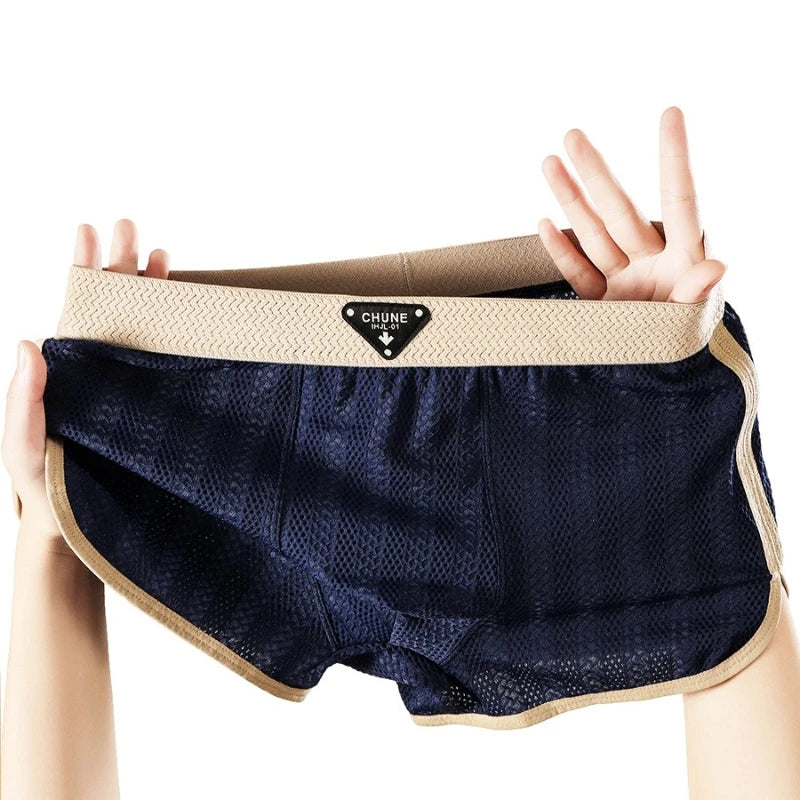 CoolComfort Menâ??s Ice Silk Boxer Shorts ATHLEXES
