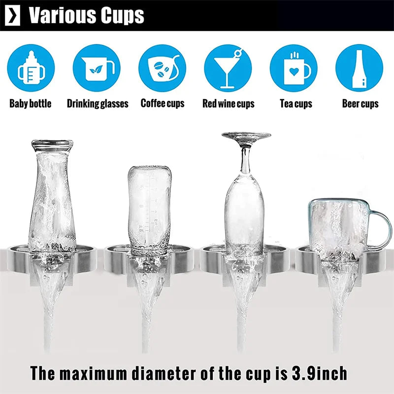 Stainless Steel Cup Washer for Kitchen and Cafes ATHLEXES
