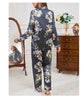 Autumn Pajama Women Silk Satin Set ATHLEXES