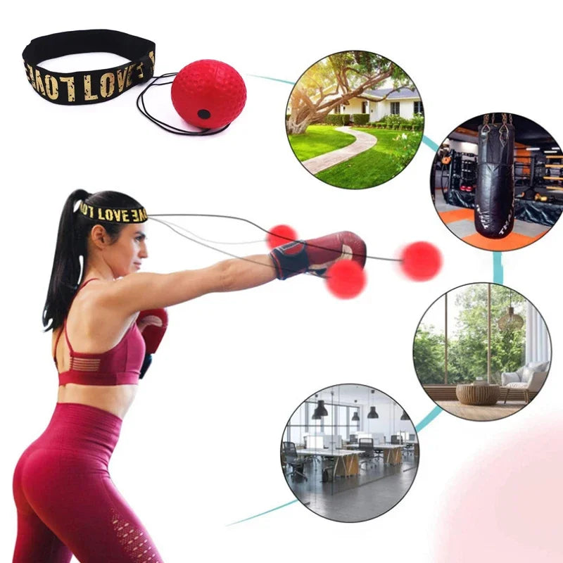 FocusFit Head-Mounted Reflex Training Ball ATHLEXES