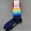 Happy Socks Men's Diamond Check Crew Socks for All Seasons ATHLEXES