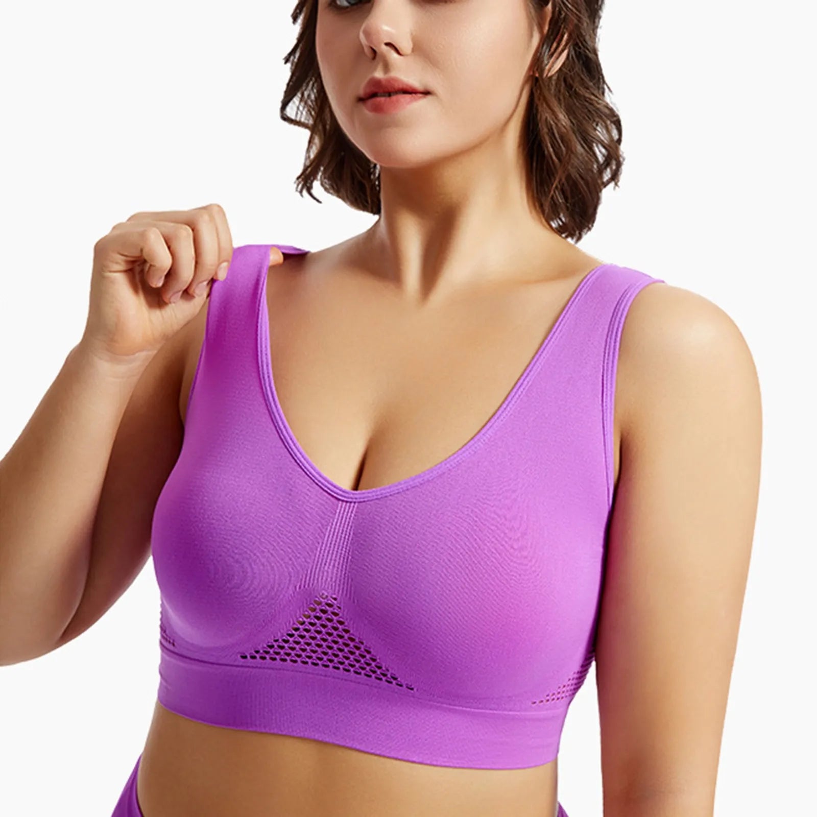 BreatheFlex S-4XL Women's Yoga Sport Bra ATHLEXES