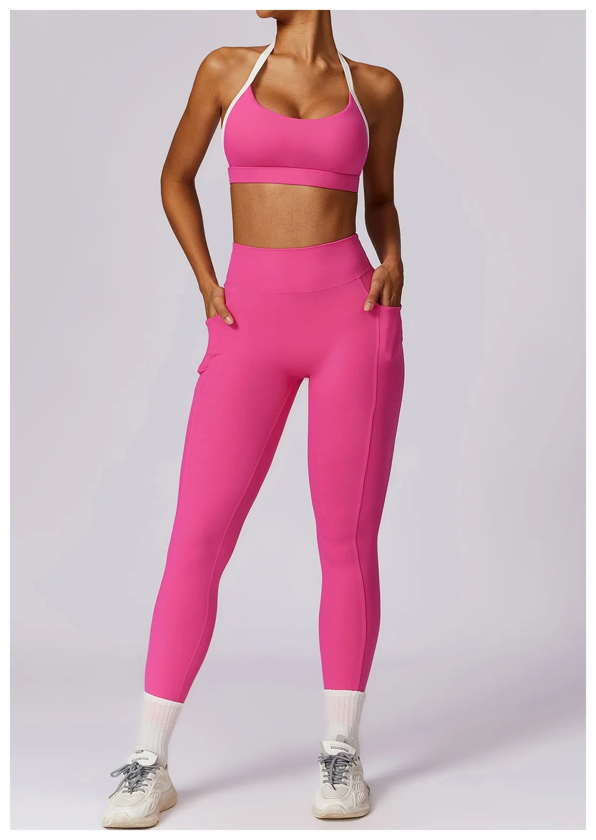 Premium Womenâ??s Yoga Set with Leggings and Bra ATHLEXES