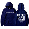 Faith Over Fear Inspirational Graphic Hoodie ATHLEXES