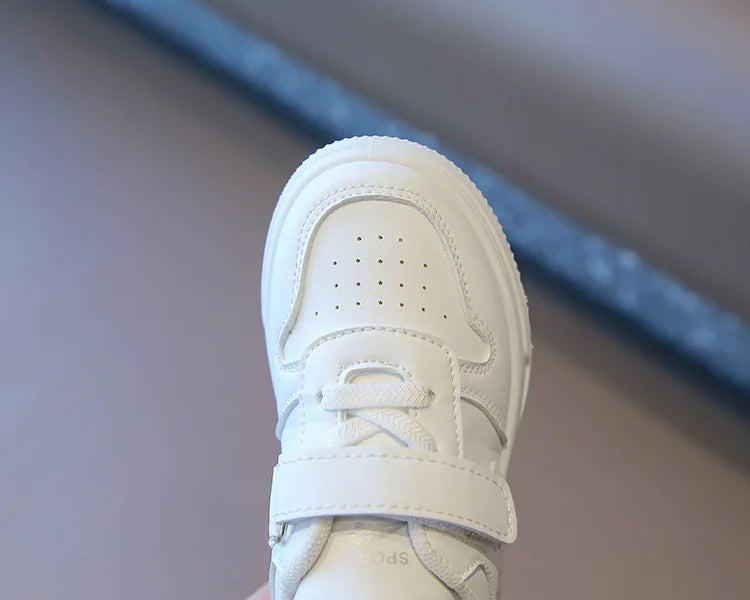 Spring Autumn Soft Sole Kids' White Sneakers ATHLEXES