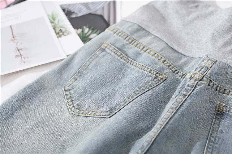 ComfortFit Wide Leg Maternity Denim Trousers ATHLEXES