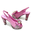 Royal Blue Elegance: Venus Chan Heel & Bag Set ATHLEXES
