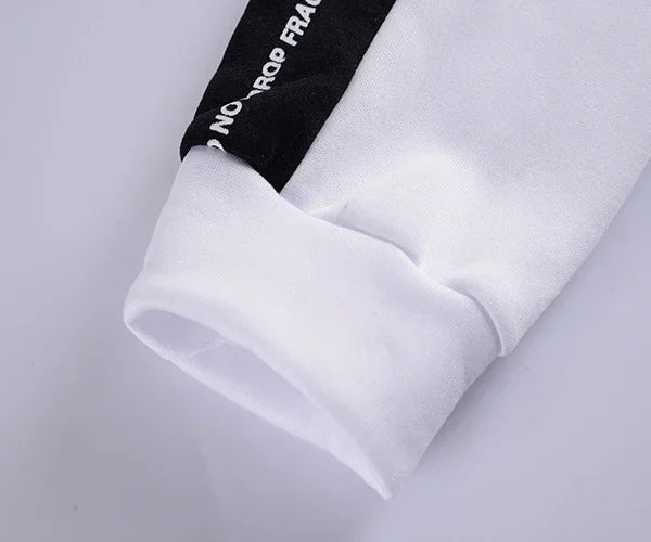 Stylish Tracksuit Set: Black & White Casual Wear ATHLEXES