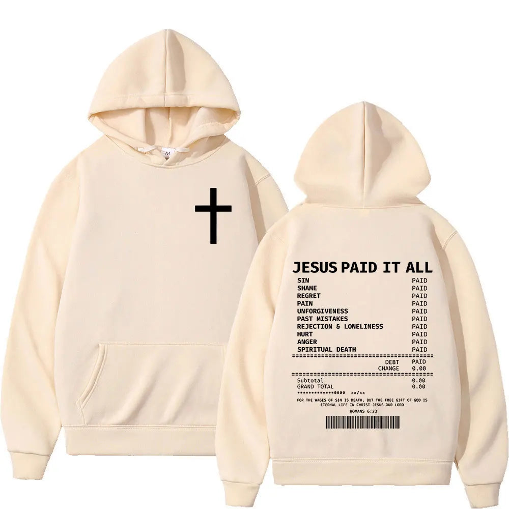 FaithWear Jesus Paid It All Hoodie ATHLEXES