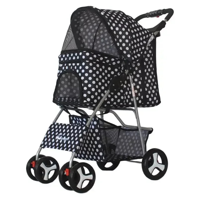 DTC-804 Portable Pet Stroller with Sunroof ATHLEXES