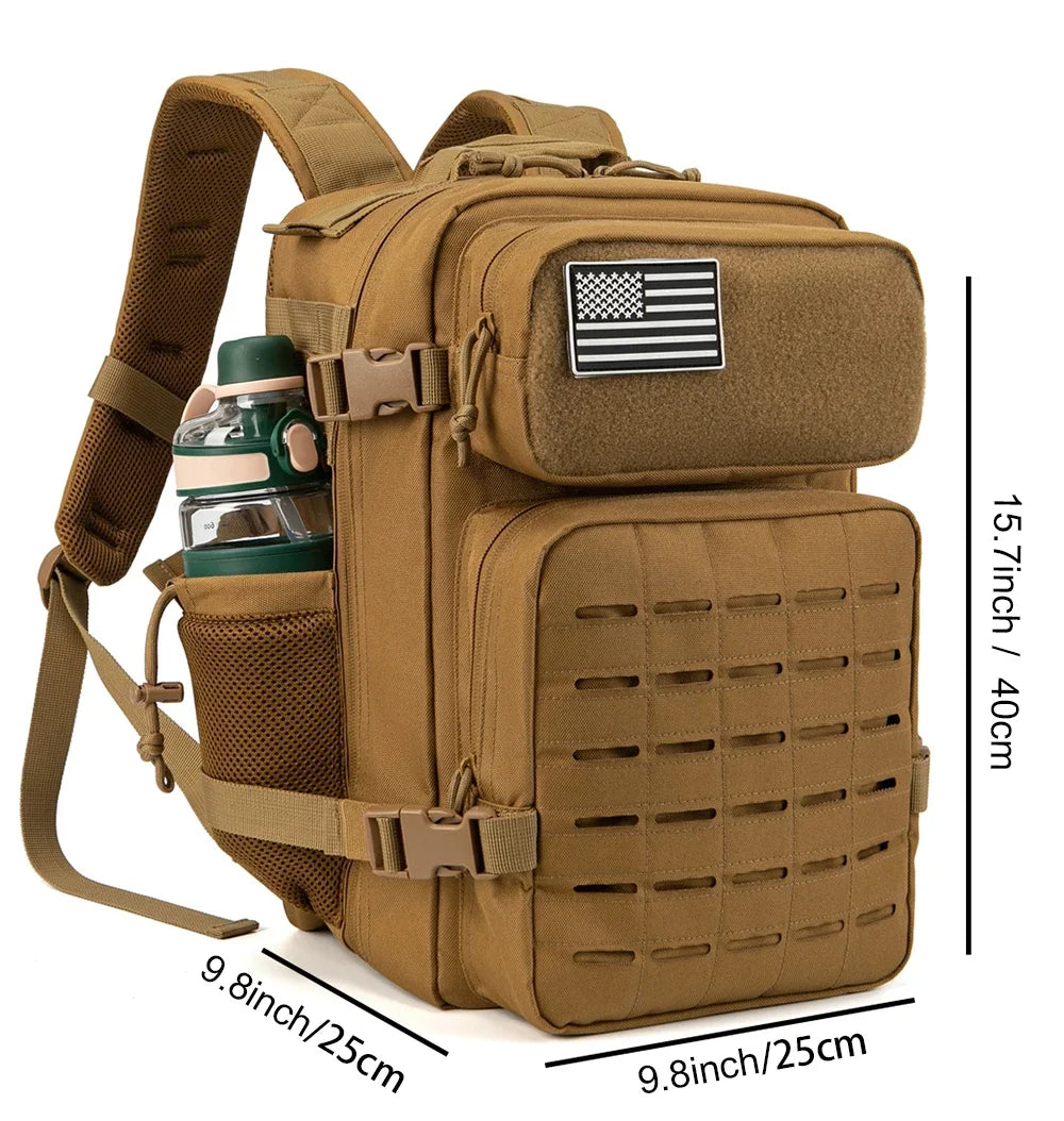 QT&QY 25L/45L Tactical Backpack for Outdoor Survival Use ATHLEXES