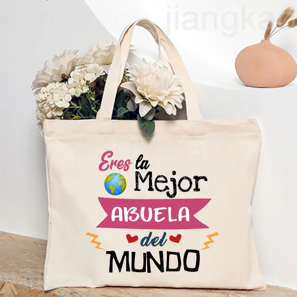 Bulldog Love Canvas Tote Bag ATHLEXES