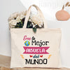Bulldog Love Canvas Tote Bag ATHLEXES