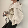 Chic Korean Fleece Lined Hoodie Jacket ATHLEXES