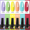 NailArt Pro 6pc UV Gel Polish Kit for Manicure ATHLEXES