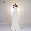 Pink Mermaid Elegance Off Shoulder Evening Dress ATHLEXES