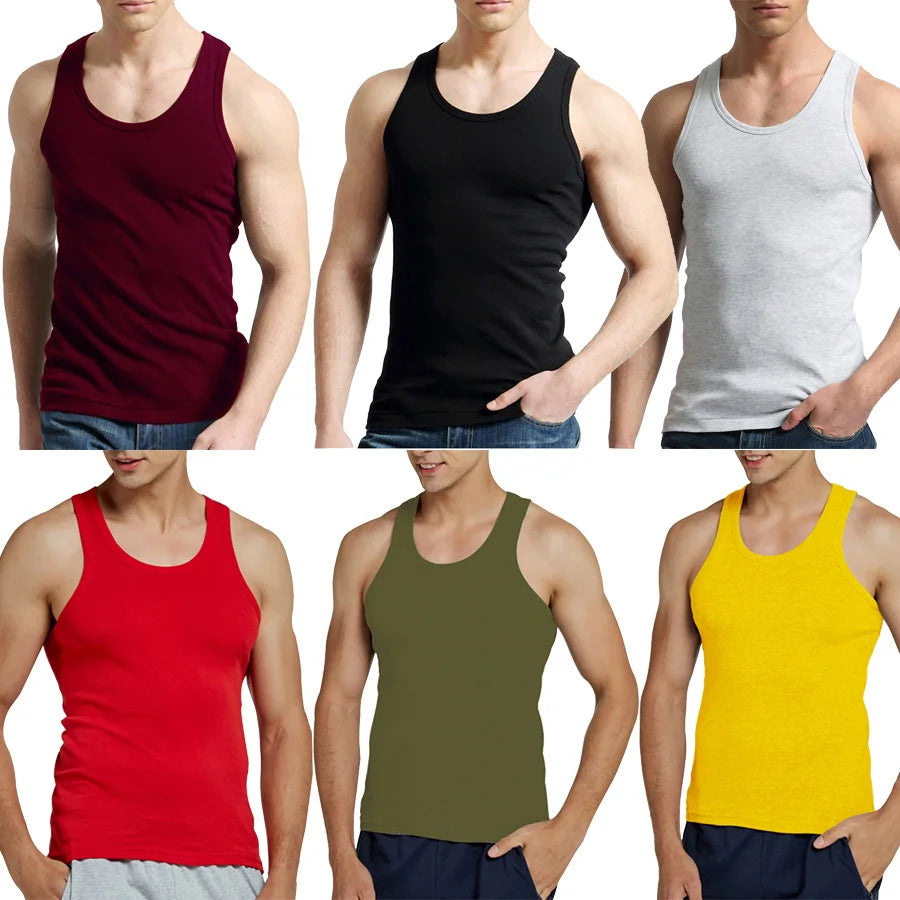 CoolCotton Men's Summer Fitness Tank Tops ATHLEXES