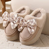 CozyBows Plush Cotton Slippers for Women ATHLEXES