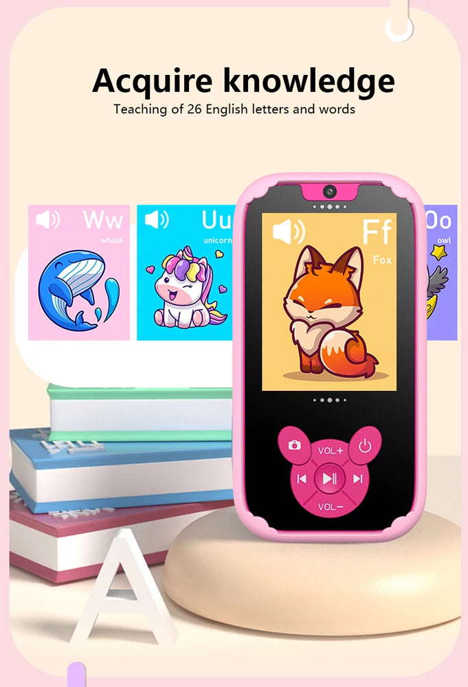 Smart Kids Dual Camera Educational Phone Toy ATHLEXES