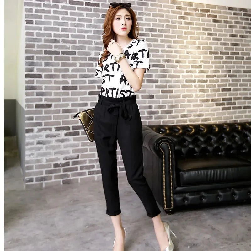 ChicHigh Waist Butterfly Knot Linen Pants ATHLEXES