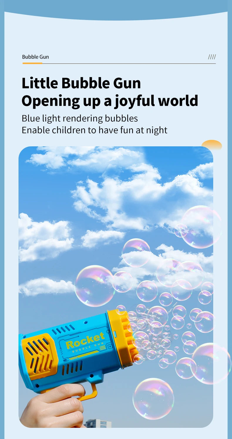 Galaxy Bubbles Electric Gun for Kids Fun ATHLEXES