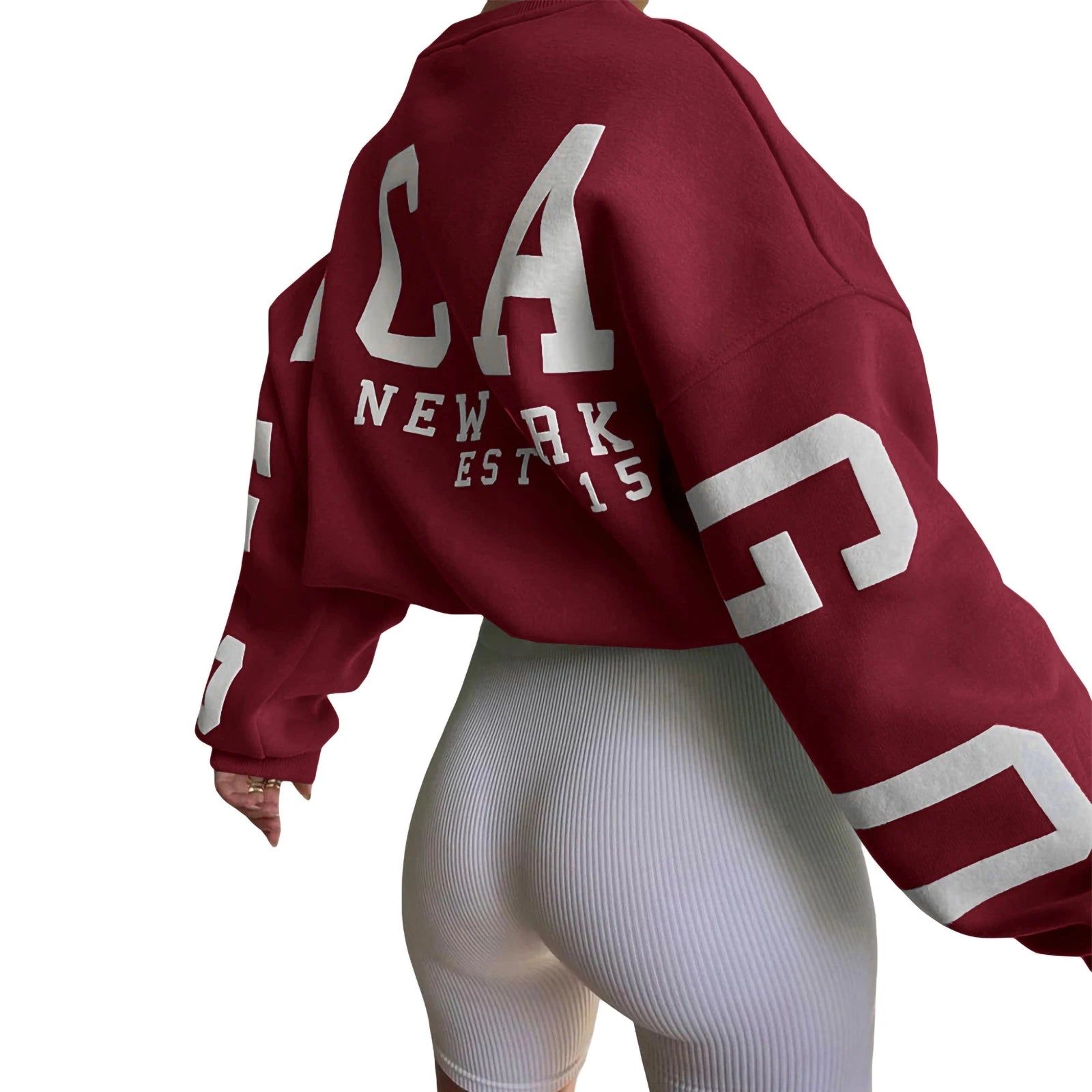 ChicStreet Trendy Oversized Letter Hoodie ATHLEXES